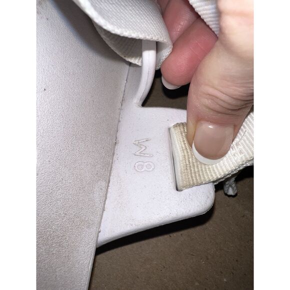 Chacos Chillos White Slide Sandal Women's 8 Straps - Picture 6 of 6